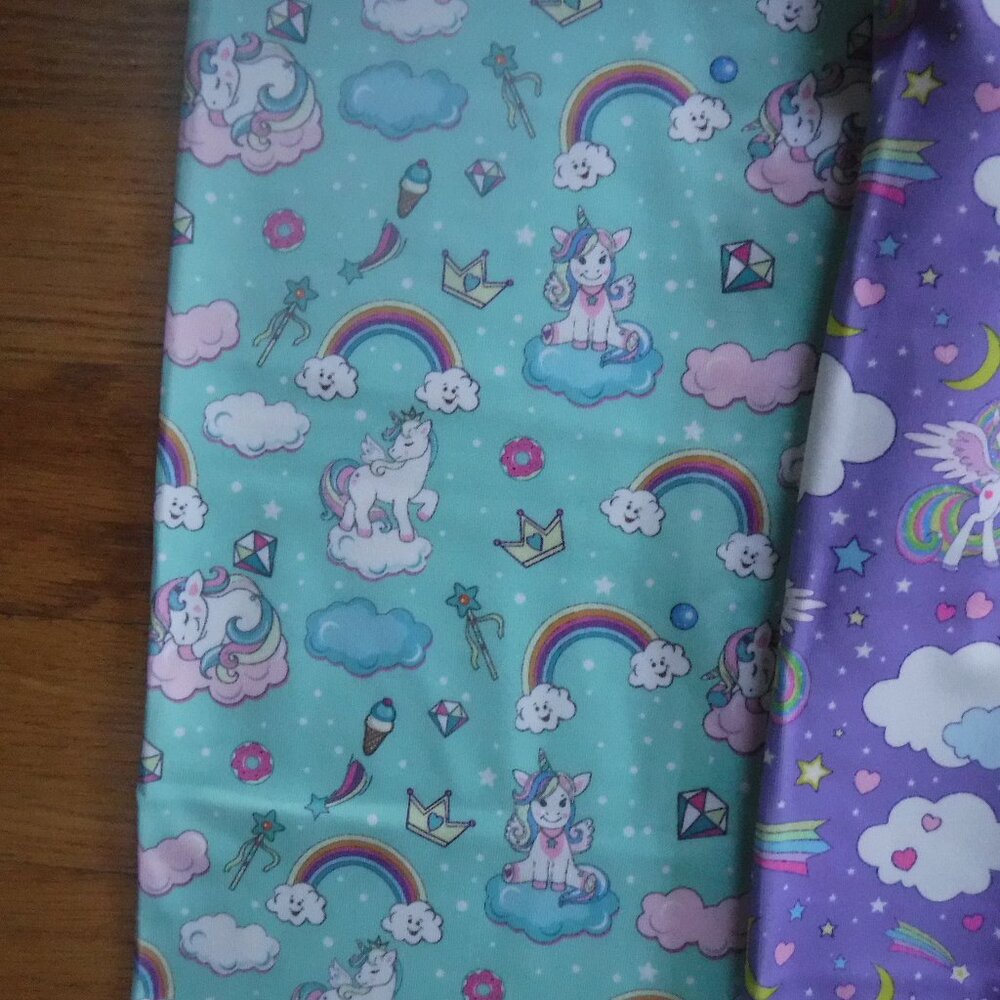 Quedoris Girls Unicorn Leggings Size 150 - Set of 3 NWT - Picture 5 of 13